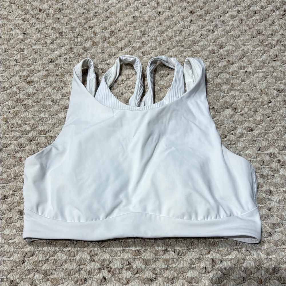 Lululemon White Sports Bra